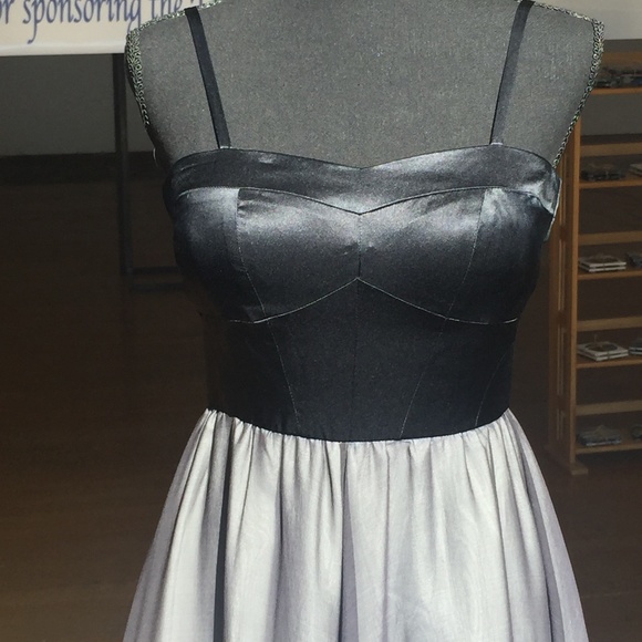 Antonio Melani 100% Silk black and white sheer flow dress. - Picture 4 of 6